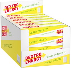 Energie tabletten Dextro Energy citroen pak 50 gram