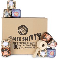 Toiletpapier The Good Roll The Panda Edition bamboe 2-laags 24x300 vel naturel