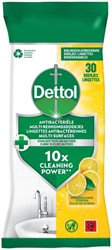 Reinigingsdoekjes Dettol antibacterieël Citrus 30 stuks
