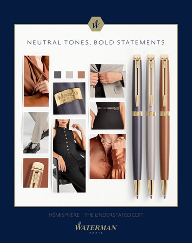 Vulpen Waterman Hémisphère Fashion Colors metallic black GT fijn-3