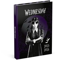 Schoolagenda 25-26 Lannoo Wednesday 1dag/1pagina met inserts zwart