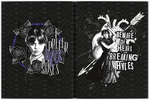 Schoolagenda 25-26 Lannoo Wednesday 1dag/1pagina met inserts zwart-1