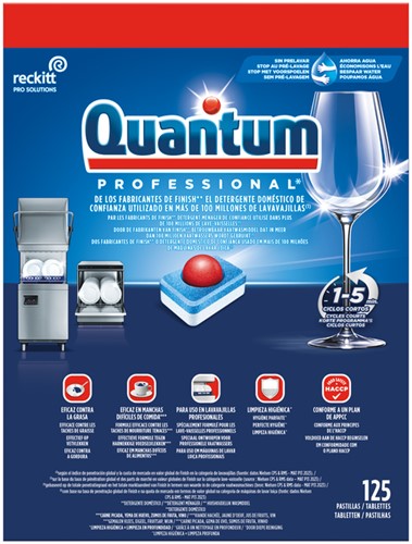 Vaatwastabletten Quantum Pro All-in-one 125 stuks