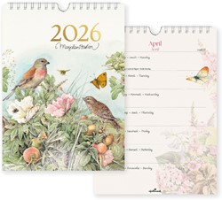 Kalender 2026 Marjolein Bastin vogels 7dagen/1pagina
