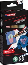 Edding 6900 X multi m. 3pcs set pastel col.