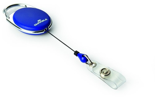 Afrolmechanisme Durable Style met drukknopsluiting blauw 10 stuks