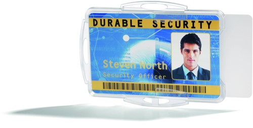 Badge Durable voor 2 kaarten 10 stuks-2