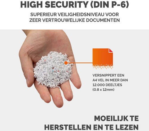 Papiervernietiger Fellowes Fortishred 3250SMC snippers 0,8x12mm-3