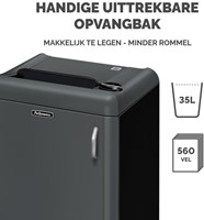 Papiervernietiger Fellowes Fortishred 1050HS snippers 0,8x5mm-4