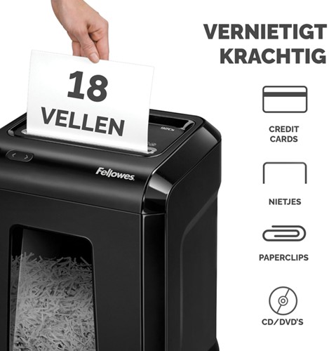 Papiervernietiger Fellowes Powershred 92CS snippers 4x38mm-3