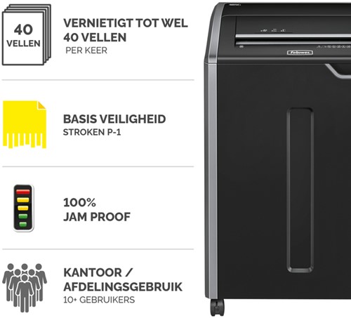 Papiervernietiger Fellowes Powershred 485I stroken 5,8mm-2