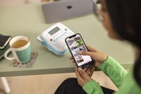 Labelprinter Brother P-touch Btag PT-N25BT desktop qwerty 12mm wit-3