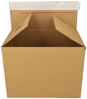 Quickbox IEZZY verstelbare hoogte 304x216x130-220mm B-golf bruin 10 stuks