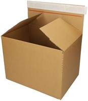 Quickbox IEZZY verstelbare hoogte 304x216x130-220mm B-golf bruin 10 stuks-2