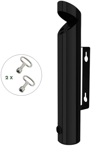 Wandasbak BRASQ AT200 RVS zwart-1