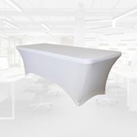 Tafelrok BRASQ 183x76x74cm wit-2