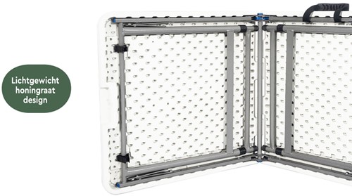 Vouwtafel BRASQ 120x60x74cm FC120 wit-2