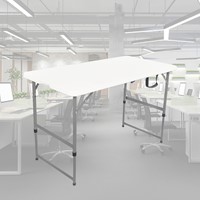 Vouwtafel BRASQ 120x60x74cm FC120 wit-3