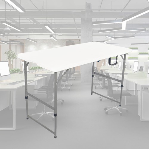 Vouwtafel BRASQ 120x60x74cm FC120 wit-3