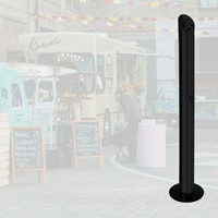 Asbak staand BRASQ AT300 RVS zwart-8