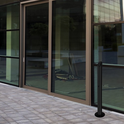 Asbak staand BRASQ AT300 RVS zwart-6