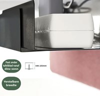 Kabelgoot BRASQ verstelbaar 75-150cm CT100 zwart-4