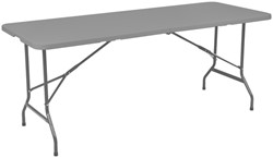 Vouwtafel BRASQ 180x70x74cm FT180 grijs