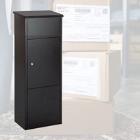 Pakketbrievenbus BRASQ 105x38x24cm PB400 Zwart-6