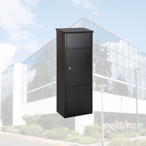 Pakketbrievenbus BRASQ 105x38x24cm PB400 Zwart-7