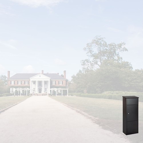 Pakketbrievenbus BRASQ 105x38x24cm PB400 Zwart-5