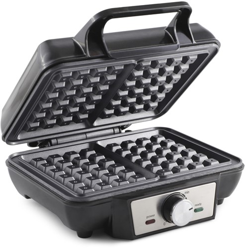 Wafelijzer  Tomado voor 2 wafels zwart