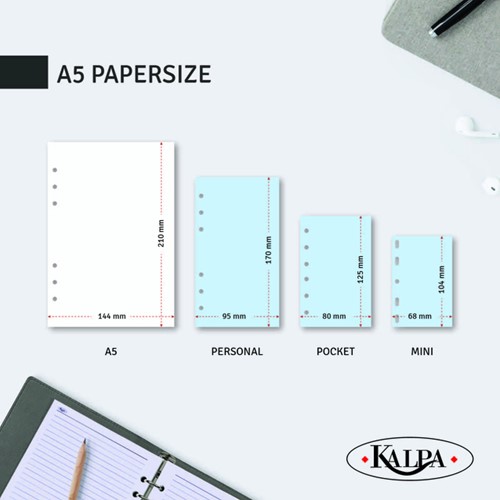 Organizer Kalpa Clipbook A5 inclusief agenda 2026-2027 7dagen/2pagina's nerf zwart-4