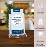 Folderhouder Europel verstelbaar A4, A5, 1/3 A4-6