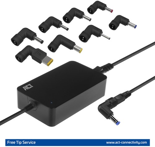 Laptop Oplader ACT Compact universeel 65W-3