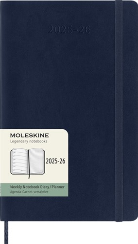 Agenda 2025/2026 Moleskine 18M Planner Weekly 7dagen/1pagina large sc sapphire blue-4