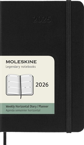 Agenda 2026 Moleskine 12M Planner Weekly 7dagen/2pagina's pocket hc black-4