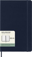 Agenda 2025/2026 Moleskine 18M Planner Weekly 7dagen/1pagina large hc sapphire blue-4