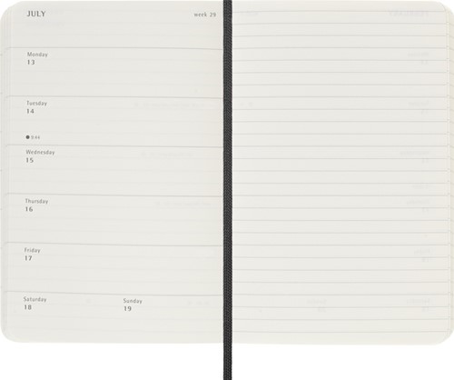 Agenda 2025/2026 Moleskine 18M Planner Weekly 7dagen/1pagina large hc sapphire blue-3