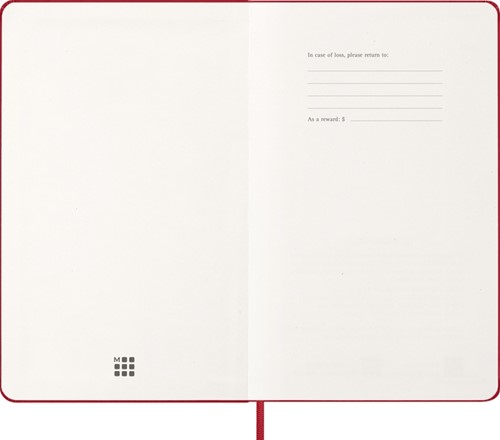 Agenda 2026 Moleskine 12M Planner Weekly 7dagen/1pagina large hc scarlet red-2