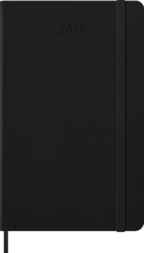 Agenda 2026 Moleskine 12M Planner Weekly 7dagen/2pagina's large hc black
