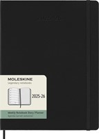 Agenda 2025/2026 Moleskine 18M Planner Weekly 7dagen/1pagina XL hc black-4