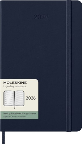Agenda 2026 Moleskine 12M Planner Weekly 7dagen/1pagina large hc sapphire blue-4