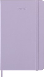 Agenda 2026 Moleskine 12M Planner Daily 1dag/1pagina large hc pastel lilac