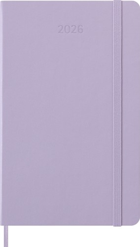Agenda 2026 Moleskine 12M Planner Daily 1dag/1pagina large hc pastel lilac