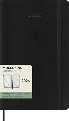 Agenda 2026 Moleskine 12M Planner Weekly 7dagen/1pagina large sc black-4