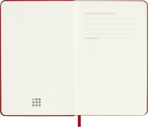 Agenda 2026 Moleskine 12M Planner Weekly 7dagen/1pagina pocket hc scarlet red-2