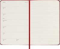 Agenda 2026 Moleskine 12M Planner Weekly 7dagen/1pagina pocket hc scarlet red-3