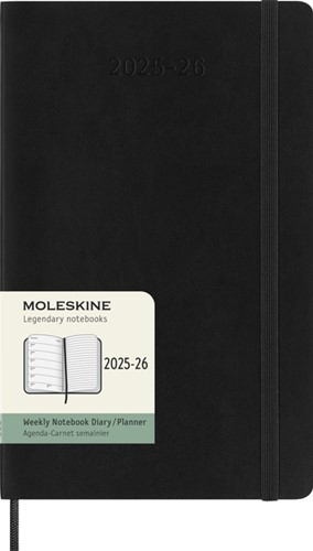 Agenda 2025/2026 Moleskine 18M Planner Weekly 7dagen/1pagina large sc black-4