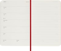 Agenda 2026 Moleskine 12M Planner Weekly 7dagen/1pagina pocket sc scarlet red-3