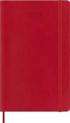 Agenda 2026 Moleskine 12M Planner Weekly 7dagen/1pagina large sc scarlet red
